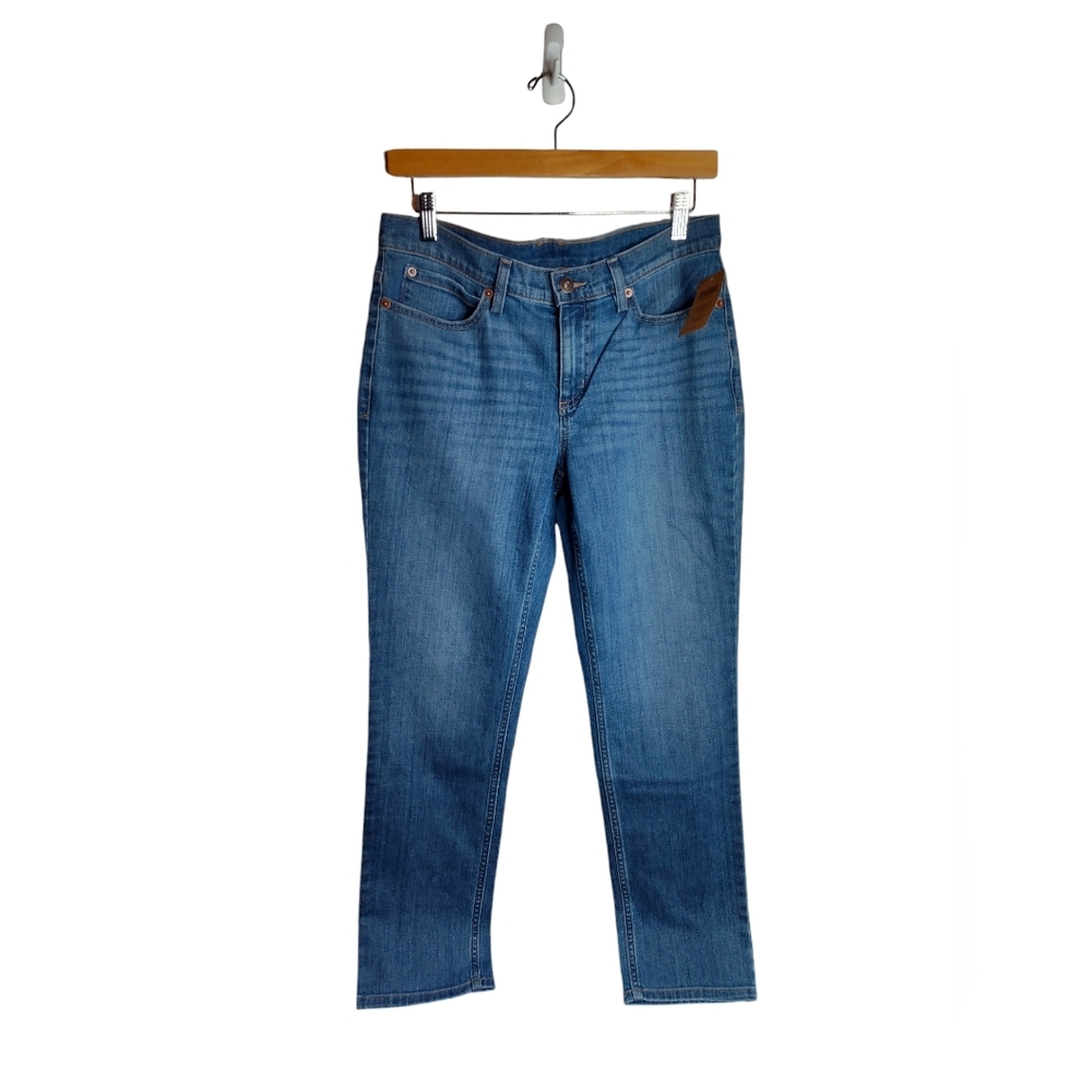 NWT Duluth Trading Co Women's DuluthFlex Daily Denim Slim Leg Jeans 8/29